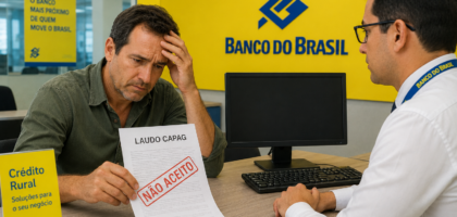 Banco não aceitou Laudo CAPAG